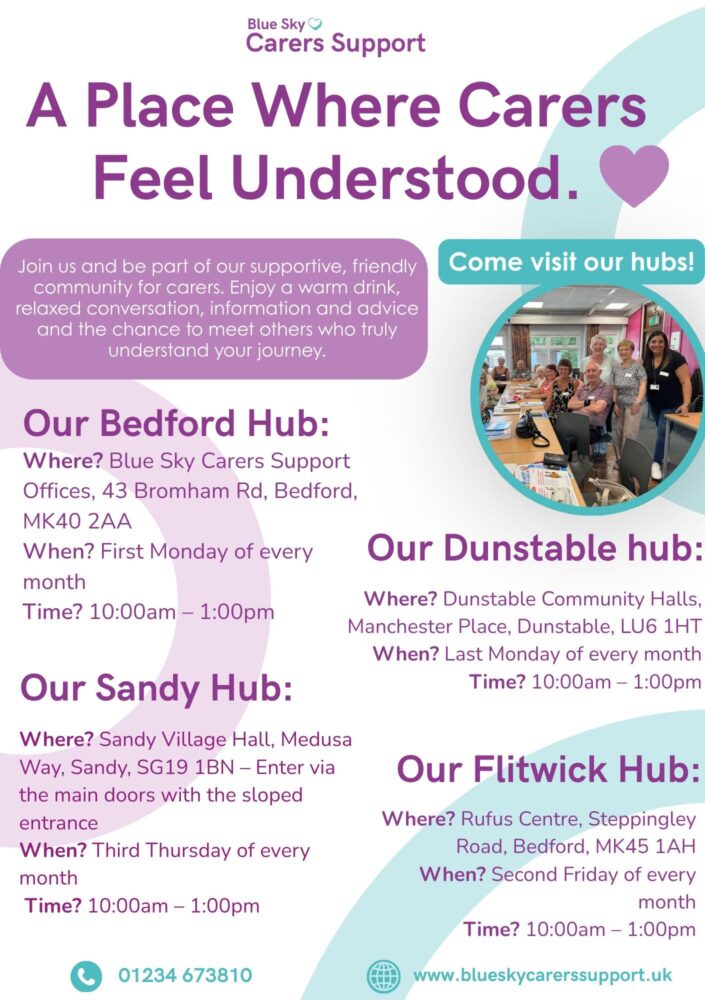 Blue Sky Carers Hub Poster